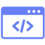 An HTML icon