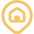 A house icon symbolizing real estate