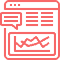 Analytics icon symbolizing completed projects